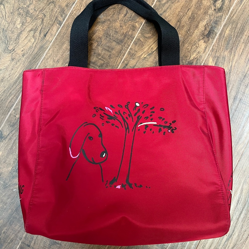 Vintage Kate Spade Maria Kalman dog tote